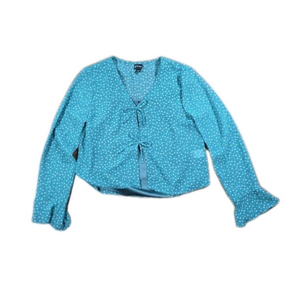 Girls Art Class Large 10-12 lot of 2 tops Animal Print, Floral - Picture 3 of 4